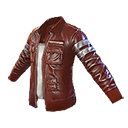 Maroon Leather Jacket (male)