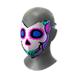Skeleton Magician Mask (Blue)