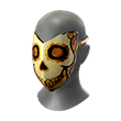 Skeleton Magician Mask (Gold)