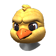 Adorable Chick Head