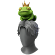 Frog King Cap