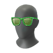Green Mirrored Sunglasses