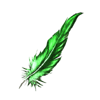 Feather- Green