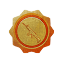 Gold Weapon Medal
