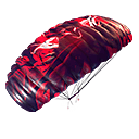 Parachute - Crimson Skyline