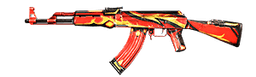 AK47 - Flaming Red