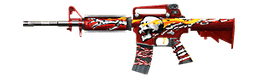 M4A1 - Flaming Skull