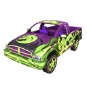 Pickup Truck - Flame Draco