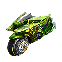 Motorbike - Emerald Shimmer