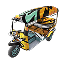 Tuk Tuk - Bright Stripes