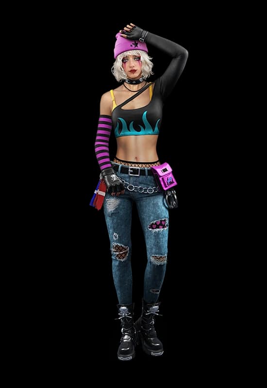 Dasha - Free Fire Assault character