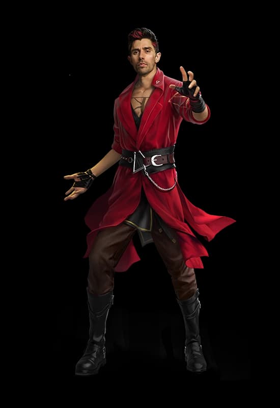 K - Free Fire Support character