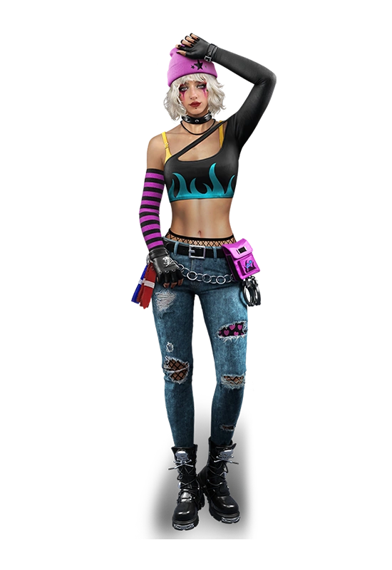Dasha — Free Fire assault character